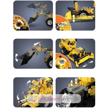 Wheel Loader and Wheel Bulldozer 693 pieces C65004W CaDA 3