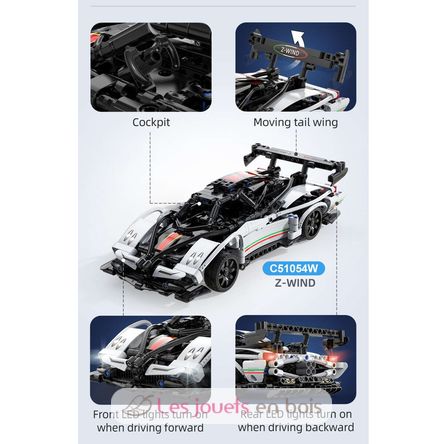 Supercar RC Sports Car 457 Pieces C51054W CaDA 6