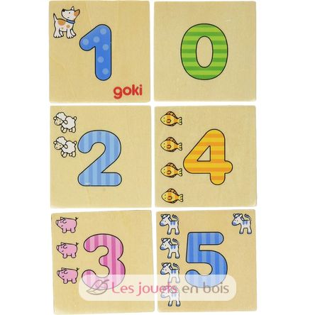 Memo game Learn to count GK56806 Goki 2