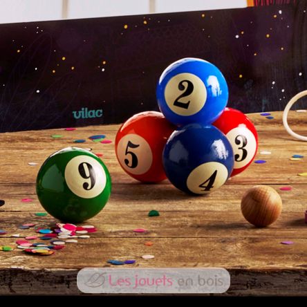 Billiard petanque balls set V4072 Vilac 5