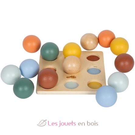 Montessori sorting game with balls LE12815 Small Foot company 3