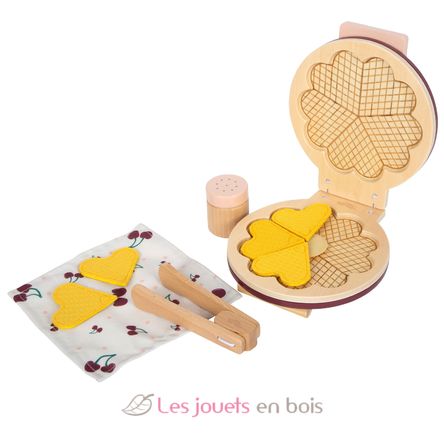 Waffle Iron Set Tasty red LE12850 Small Foot company 1