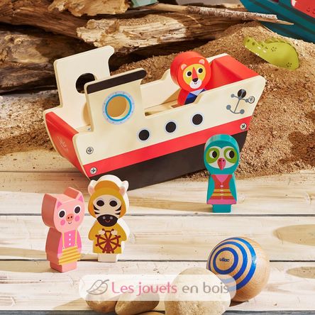 Boat with animals sounds V7643 Vilac 5