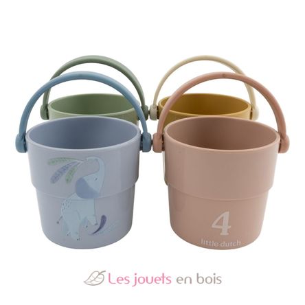 Bath Cups Safari Friends LD2017729 Little Dutch 2