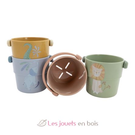 Bath Cups Safari Friends LD2017729 Little Dutch 3