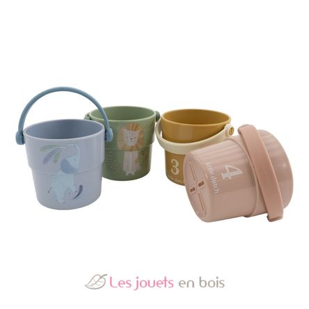 Bath Cups Safari Friends LD2017729 Little Dutch 5