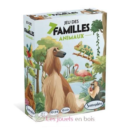 Animals-themed 7 Families Game SS-1381 Sentosphère 1