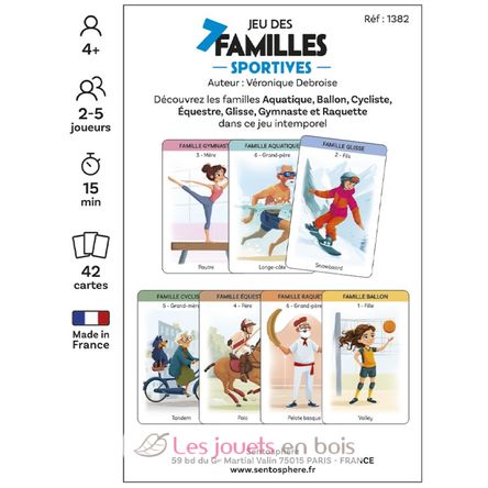 Sports-themed 7 Families Game SS-1382 Sentosphère 3