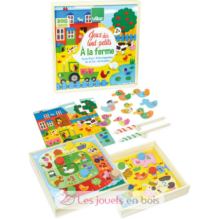 Games for toddlers on the farm V6223 Vilac 3
