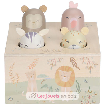 Pop-up toy Safari Friends LD7465 Little Dutch 1