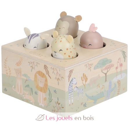 Pop-up toy Safari Friends LD7465 Little Dutch 2