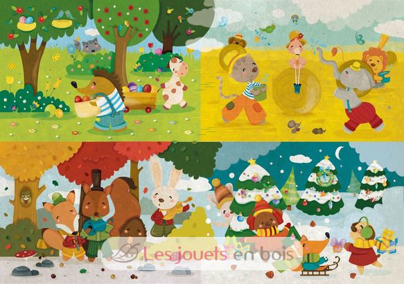 The seasons by Gaëlle Picard K1123-24 Puzzle Michele Wilson 2