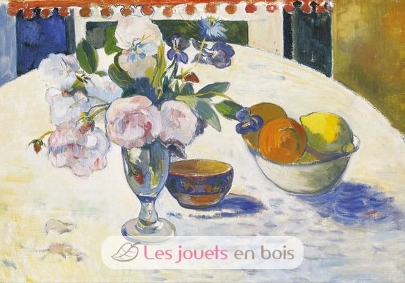 Flowers and a Bowl of Fruit by Gauguin K1126-12 Puzzle Michele Wilson 2