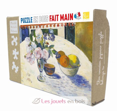 Flowers and a Bowl of Fruit by Gauguin K1126-12 Puzzle Michele Wilson 1
