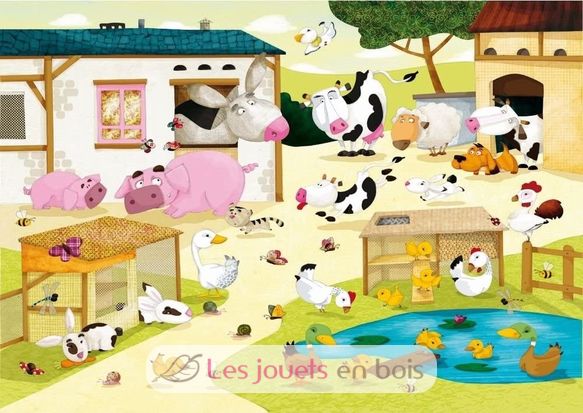 The farm by Olivier Huette K115-12 Puzzle Michele Wilson 2