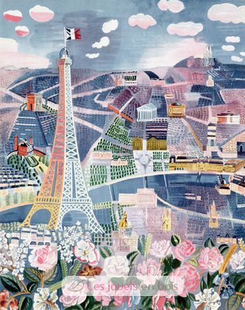 Paris in spring by Dufy K25-24 Puzzle Michele Wilson 2