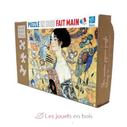 Lady with Fan by Klimt K515-100 Puzzle Michele Wilson 2