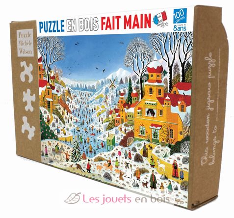 Winter scene by Alain Thomas K774-100 Puzzle Michele Wilson 1
