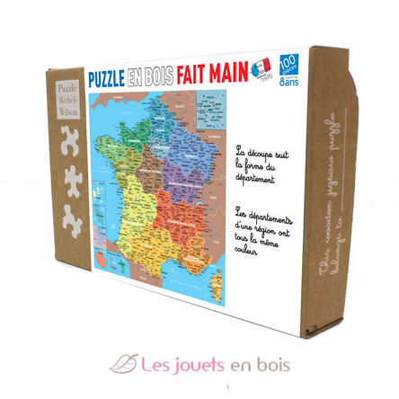 Map of France - departments K80-100 Puzzle Michele Wilson 1