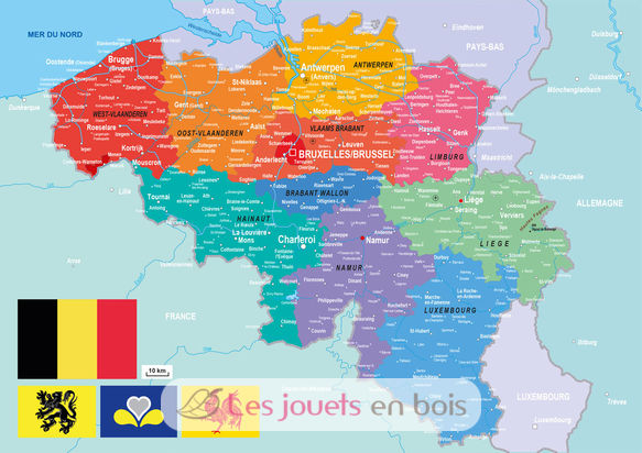 Puzzle Map of Belgium K83-24 Puzzle Michele Wilson 2