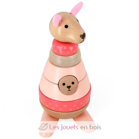 Surprise kangaroo stacking toy V2438 Vilac 2