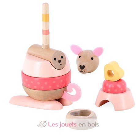 Surprise kangaroo stacking toy V2438 Vilac 3