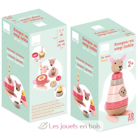 Surprise kangaroo stacking toy V2438 Vilac 10