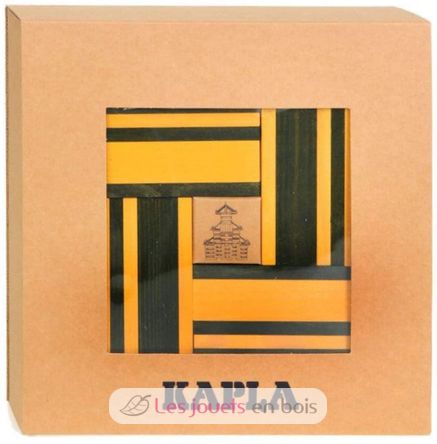 Box 40 green and yellow boards + art book KAJLJP23-4358 Kapla 2