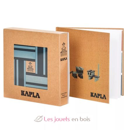 Box 40 blue boards + art book KABLBP21-4357 Kapla 3