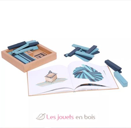 Box 40 blue boards + art book KABLBP21-4357 Kapla 4