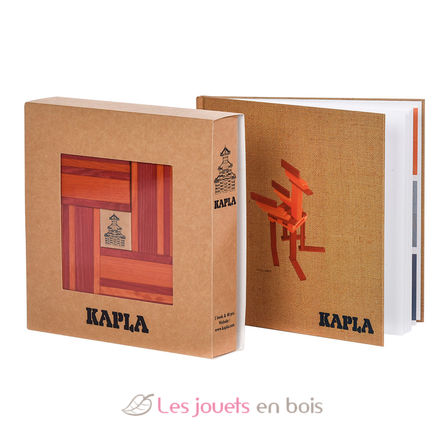 Box 40 red and orange boards + art book KARLRP22-4356 Kapla 2