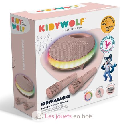 Kidykaraoke karaoke speaker pink KW-KIDYKARAOKE-PI Kidywolf 3