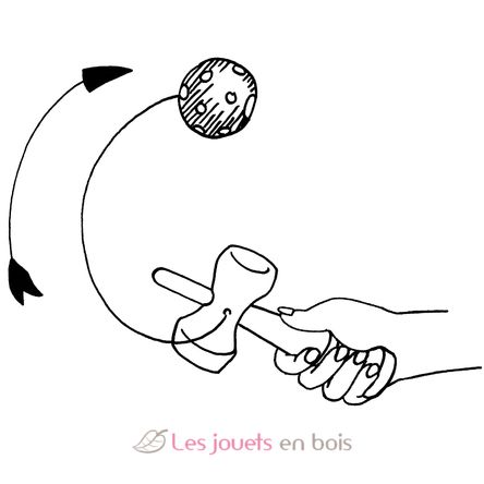 Kendama red GK62931 Goki 2