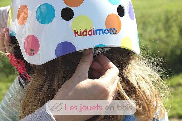 Pastel Dotty Helmet MEDIUM KMH023M Kiddimoto 7