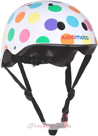 Pastel Dotty Helmet MEDIUM KMH023M Kiddimoto 1