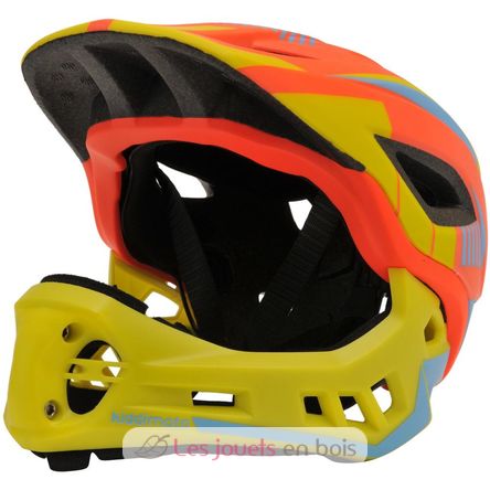 Ikon Full Face Helmet Orange Yellow Small KMHFF02S Kiddimoto 4