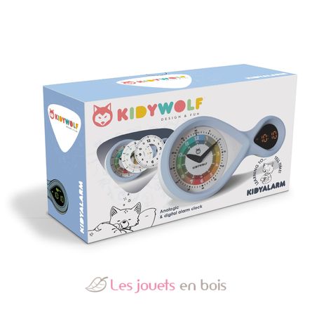 Kidyalarm Educational alarm clock blue KW-KIDYALARM-BU Kidywolf 3