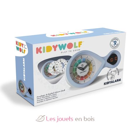 Kidyalarm Educational alarm clock blue KW-KIDYALARM-BU Kidywolf 2