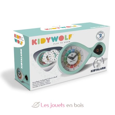 Kidyalarm Educational alarm clock green KW-KIDYALARM-GR Kidywolf 2