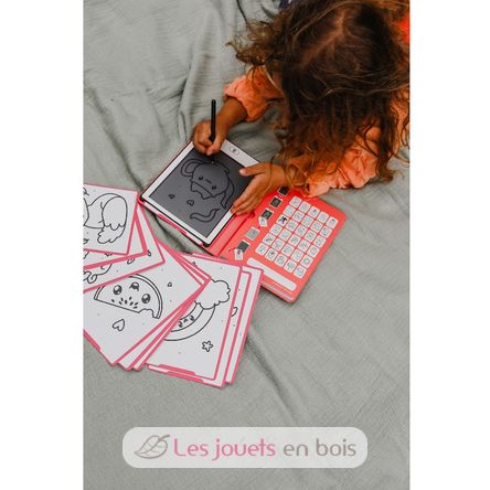 Kidydraw-Mini Tracing book - Kawaï KW-KIDYDRAW-MINI-KAW Kidywolf 6