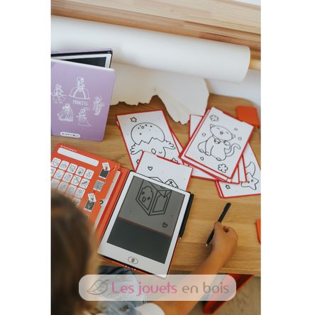 Kidydraw-Mini Tracing book - Kawaï KW-KIDYDRAW-MINI-KAW Kidywolf 8