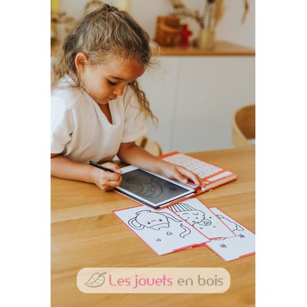 Kidydraw-Mini Tracing book - Kawaï KW-KIDYDRAW-MINI-KAW Kidywolf 7