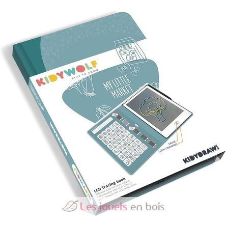 Kidydraw-Mini Tracing book - My little market KW-KIDYDRAW-MINI-MLM Kidywolf 11