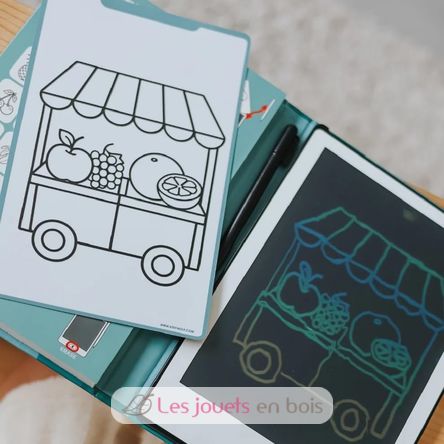 Kidydraw-Mini Tracing book - My little market KW-KIDYDRAW-MINI-MLM Kidywolf 6