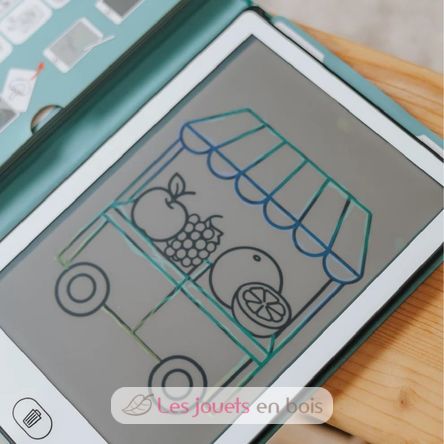 Kidydraw-Mini Tracing book - My little market KW-KIDYDRAW-MINI-MLM Kidywolf 7