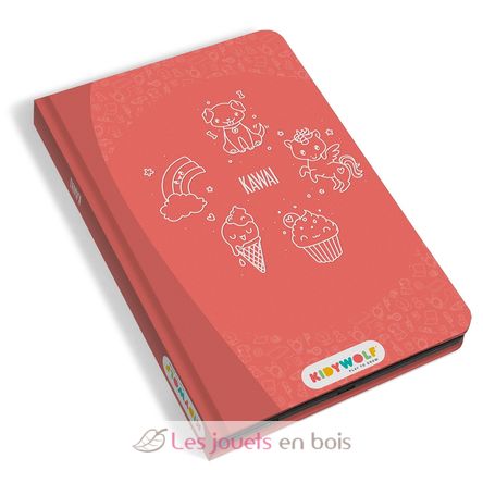 Kidydraw-Mini Tracing book - Kawaï KW-KIDYDRAW-MINI-KAW Kidywolf 4