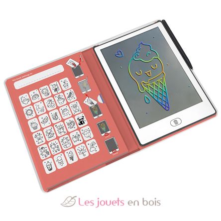 Kidydraw-Mini Tracing book - Kawaï KW-KIDYDRAW-MINI-KAW Kidywolf 3