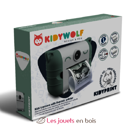 Kidyprint Thermal printing camera green KW-KIDYPRINT-GR Kidywolf 3