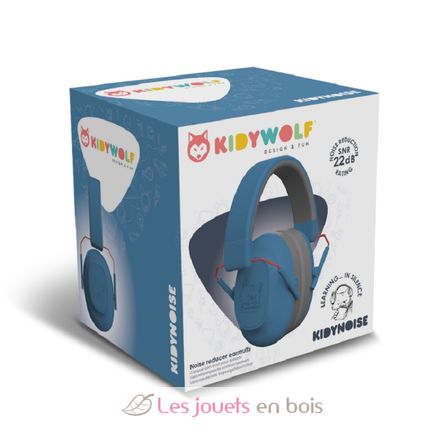 Child's noise-cancelling headphones blue KW-KIDYNOISE-BU Kidywolf 4