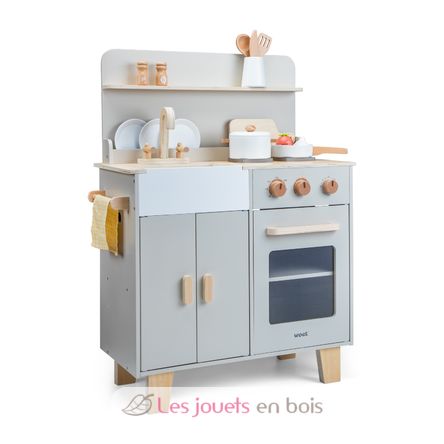 Kitchenette grey beige NCT11080 New Classic Toys 2